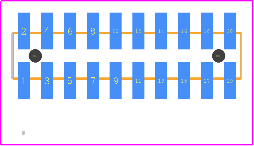TMMH-110-04-F-DV-A - SAMTEC PCB footprint - Other - Other - TMMH-110-04-F-DV-A-1