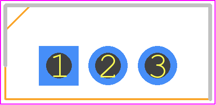 2N6043G - onsemi PCB footprint - Transistor Outline, Vertical - Transistor Outline, Vertical - TO-220 CASE 221A ISSUE AK