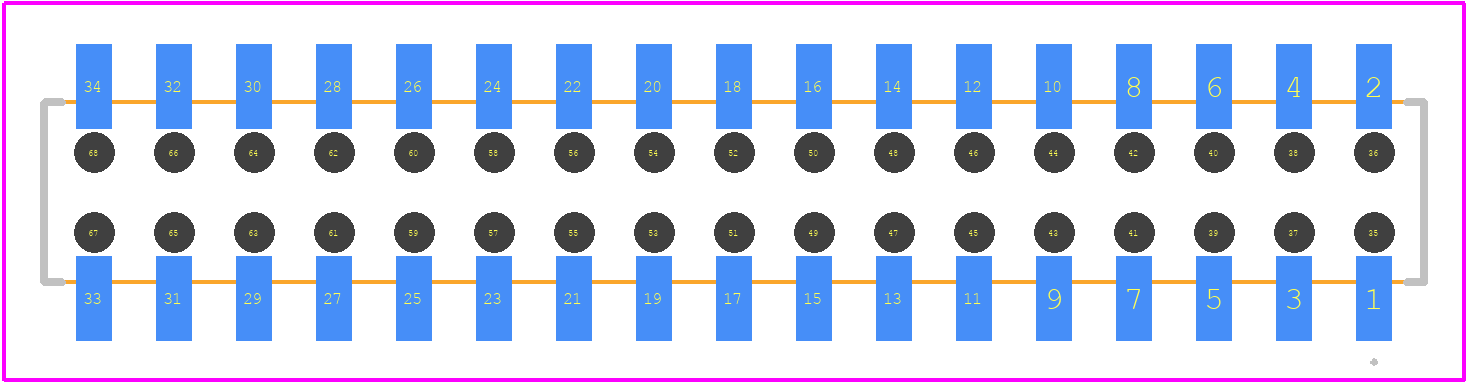 M22-6341742 - Harwin PCB footprint - Other - Other - M22-6341742-2