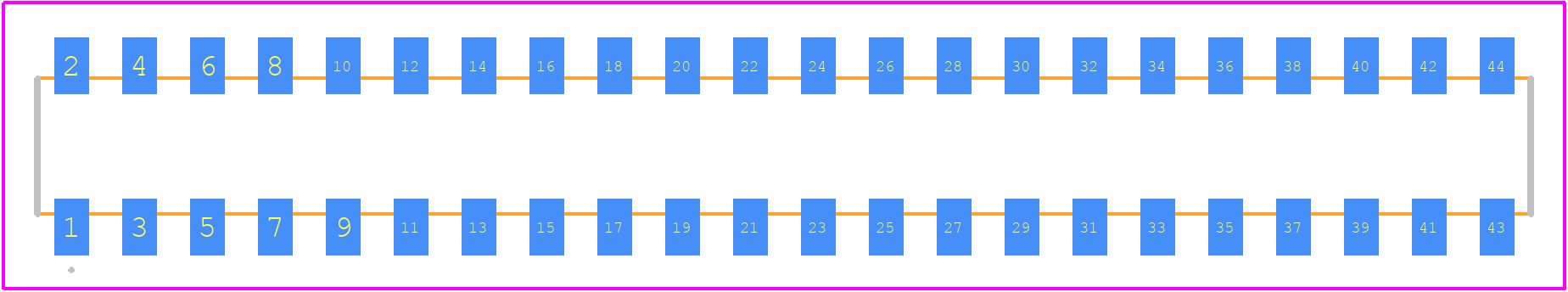 M22-5322205 - Harwin PCB footprint - Other - Other - M22-5322205-1