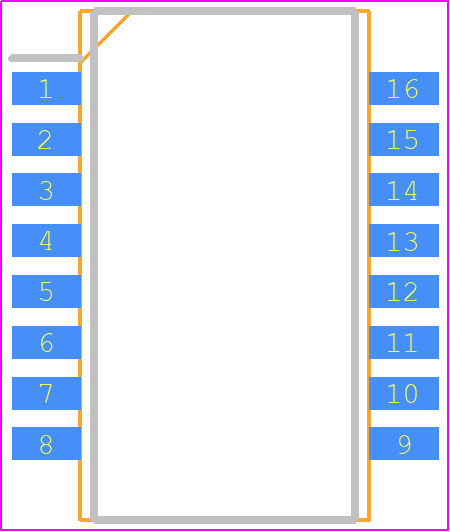 HY601680 - Hanrun Electronics PCB footprint - Small Outline Packages - Small Outline Packages - HY601680