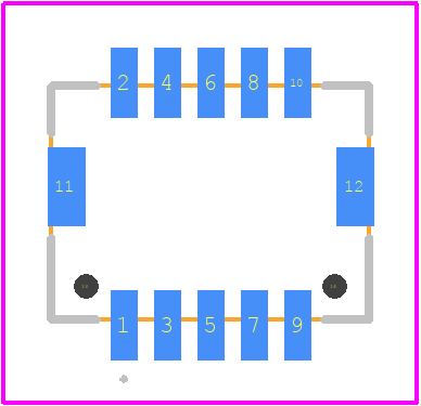 M40-3020546R - Harwin PCB footprint - Other - Other - M40-3020546R-1