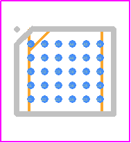 MAX77958EWV+ - Analog Devices PCB footprint - BGA - BGA - MAX77958EWV+