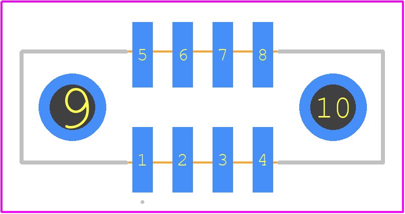 M80-5120805P - Harwin PCB footprint - Other - Other - M80-5120805P-1