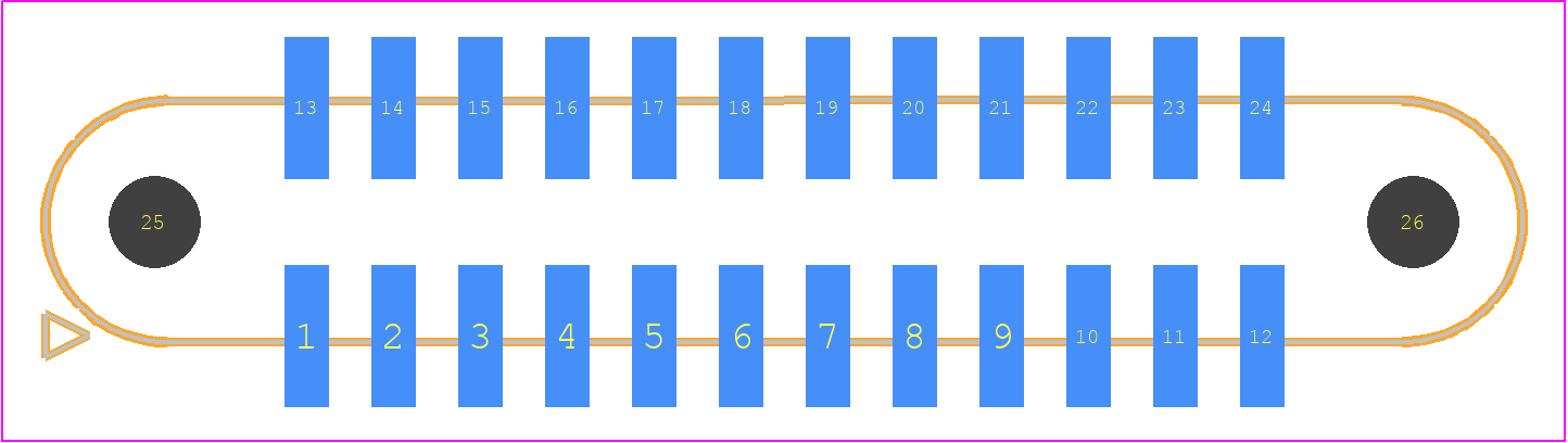 M80-5122442 - Harwin PCB footprint - Other - Other - M80-51224YY