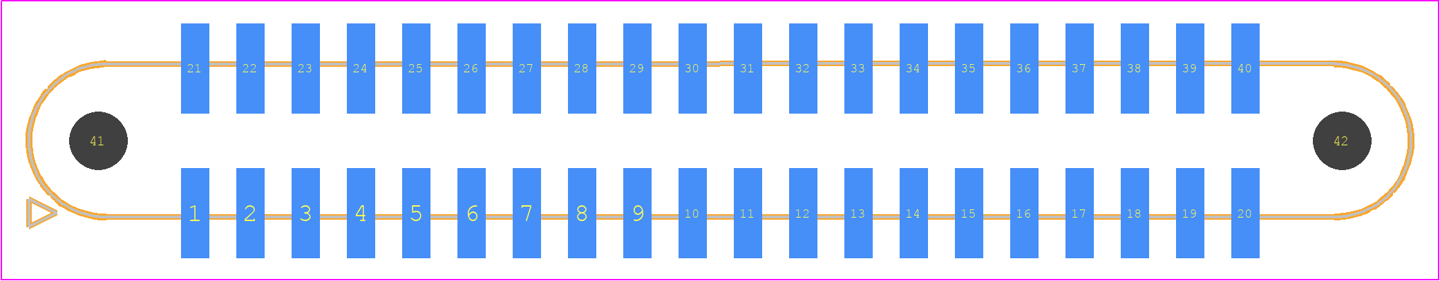 M80-5124042 - Harwin PCB footprint - Other - Other - M80-51240YY