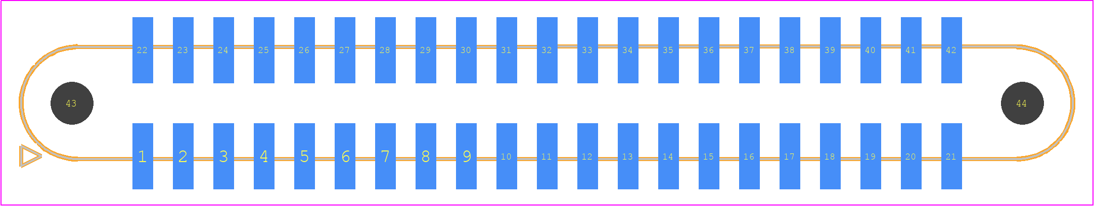 M80-5124242 - Harwin PCB footprint - Other - Other - M80-51242YY