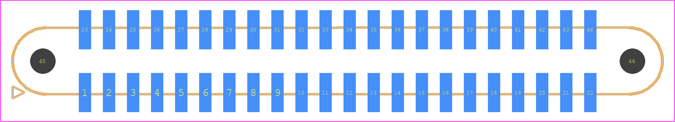 M80-5124422 - Harwin PCB footprint - Other - Other - M80-51244YY