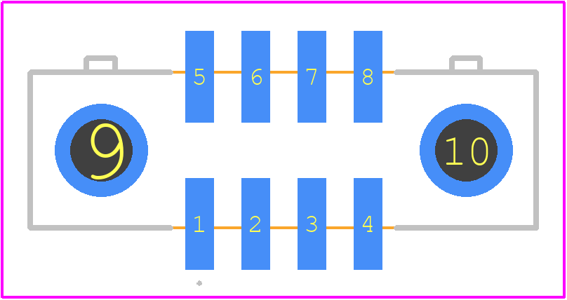 M80-5130822 - Harwin PCB footprint - Other - Other - M80-5130822-1
