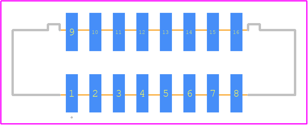M80-5221622 - Harwin PCB footprint - Other - Other - M80-5221622-2