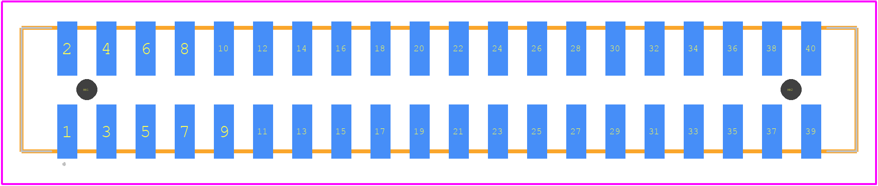 0878324020 - Molex PCB footprint - Other - Other - 0878324020-1