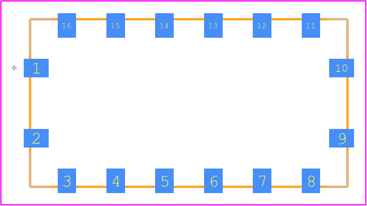 BPF-V300+ - Mini-Circuits PCB footprint - Other - Other - BPF-V300+-3