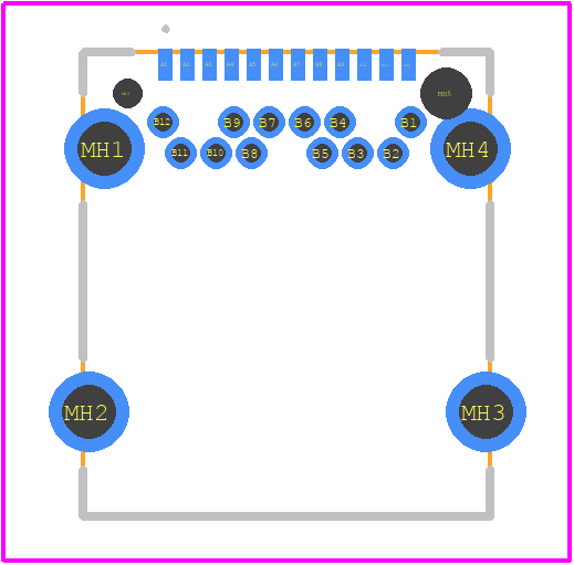 12401548E4#2A - Amphenol PCB footprint - Other - Other - 12401548E4#2A-2