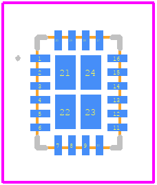 LTC6419HV#PBF - Analog Devices PCB footprint - Other - Other - LQFN Package 20-Lead (4mm × 3mm × 0.75mm)