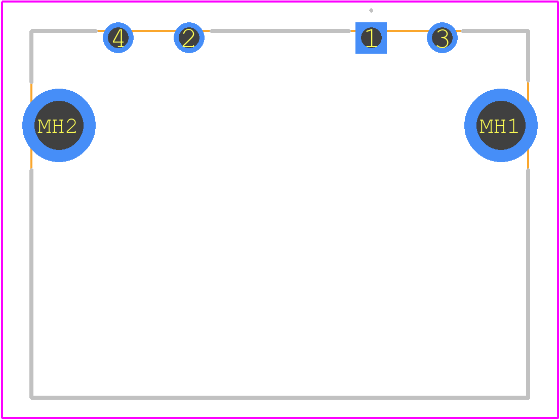 2106111-6 - TE Connectivity PCB footprint - Other - Other - 2106111-6-4