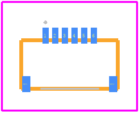 FH19SC-6S-0.5SH(05) - Hirose PCB footprint - Other - Other - FH19SC-6S-0.5SH(05)-4