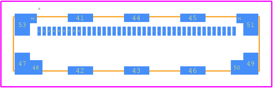 DF36A-40S-0.4V(55) - Hirose PCB footprint - Other - Other - DF36A-40S-0.4V(55)