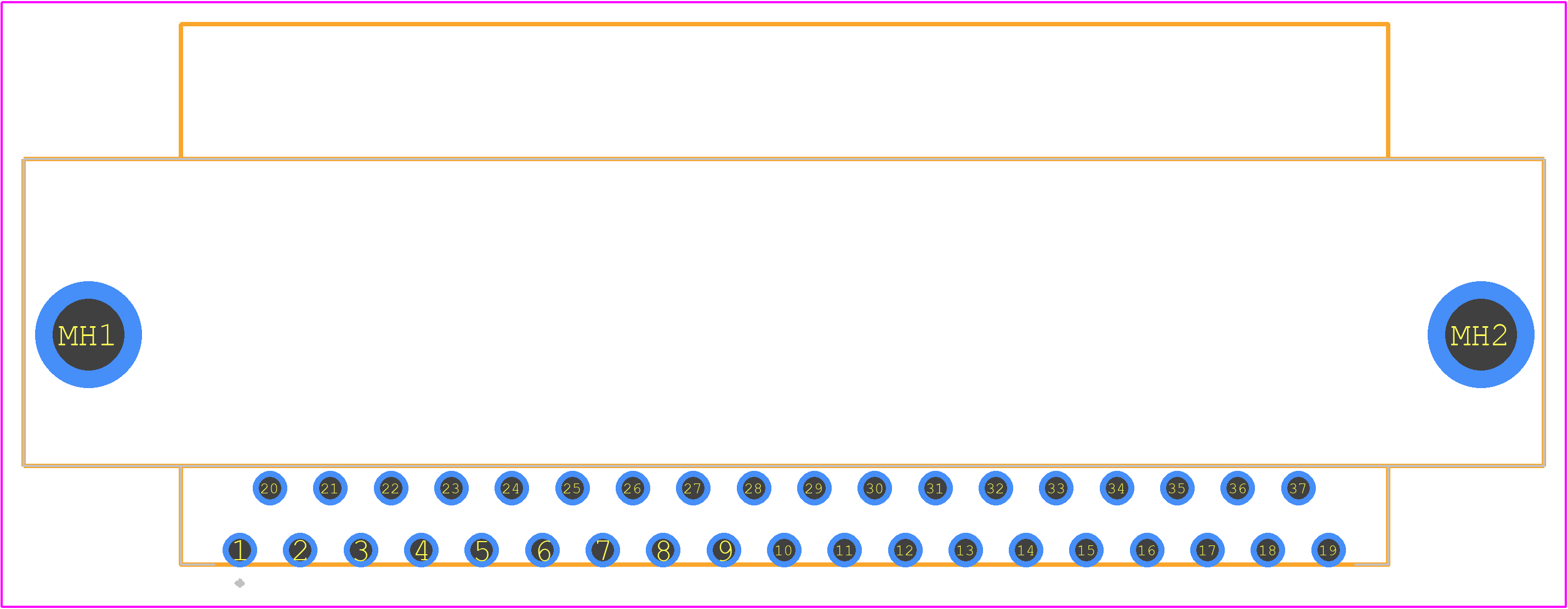747462-2 - TE Connectivity PCB footprint - Other - Other - 747462-2