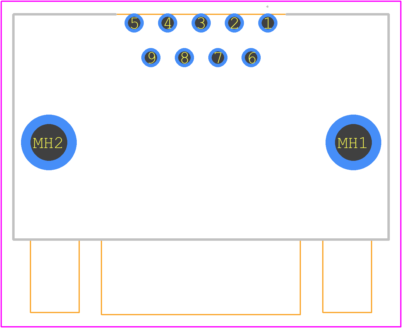 747459-2 - TE Connectivity PCB footprint - Other - Other - 747459-2-2