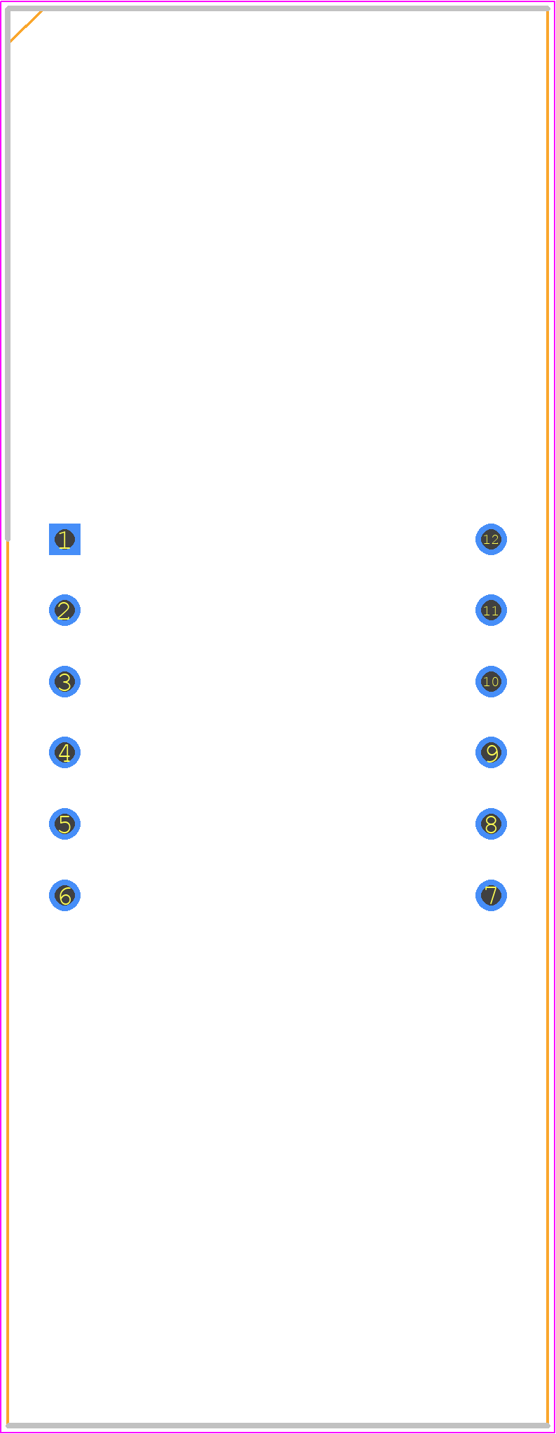 CA56-21GWA - Kingbright PCB footprint - Dual-In-Line Sockets - Dual-In-Line Sockets - CA56-21GWA