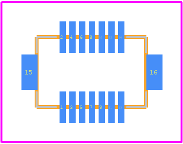 DF12B(3.0)-14DS-0.5V(86) - Hirose PCB footprint - Other - Other - DF12B(3.0)-14DS-0.5V(86)