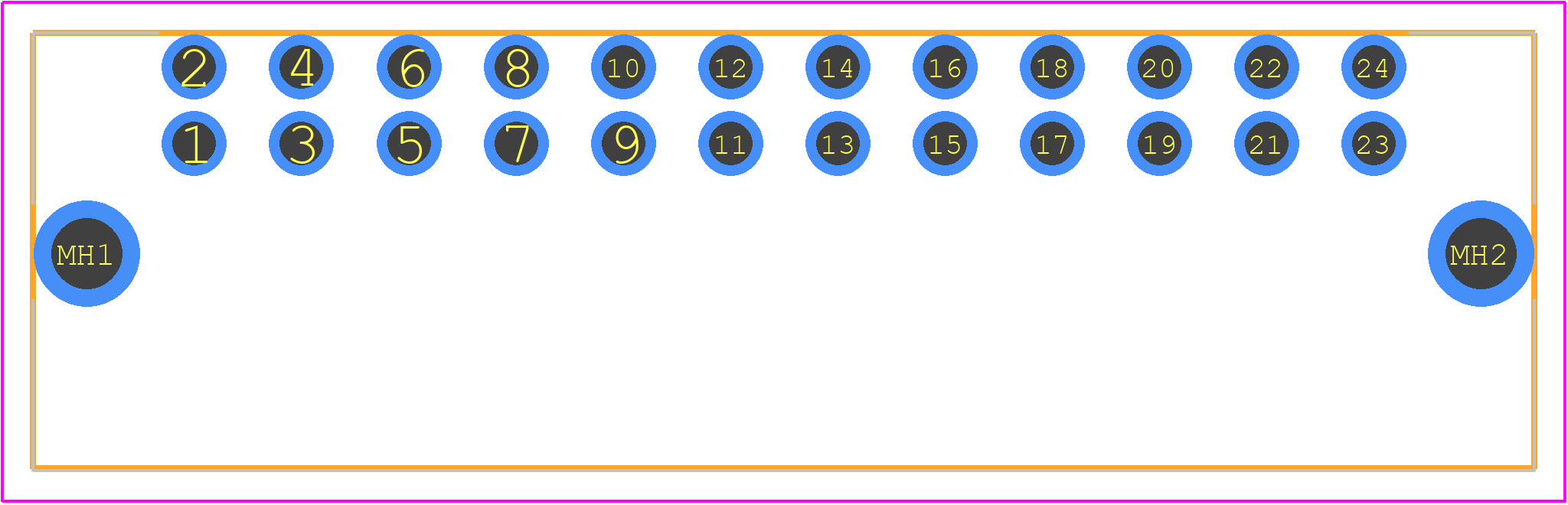 1728560000 - Weidmüller PCB footprint - Other - Other - 1728560000-3
