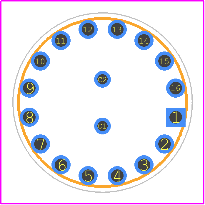 51SP22-01-2-08N - Grayhill PCB footprint - Other - Other - 51SP22-01-2-08N