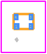 AMPMGDA-2.048 - ABRACON PCB footprint - Other - Other - AMPMGDA-2.048-1