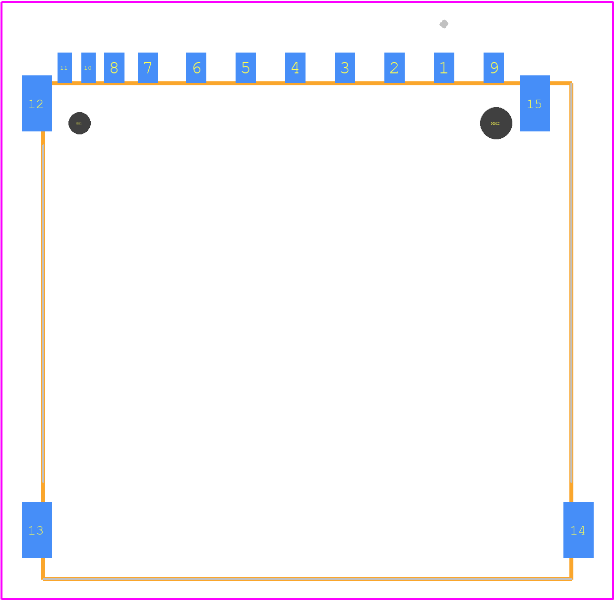 GSD09001XSEU - Amphenol PCB footprint - Other - Other - GSD09001XSEU-5