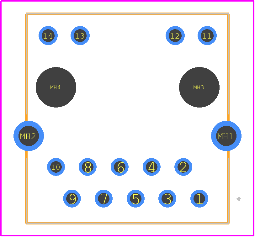 24G-1835GYD2NL - Macronix PCB footprint - Other - Other - 24G-1835GYD2NL-2