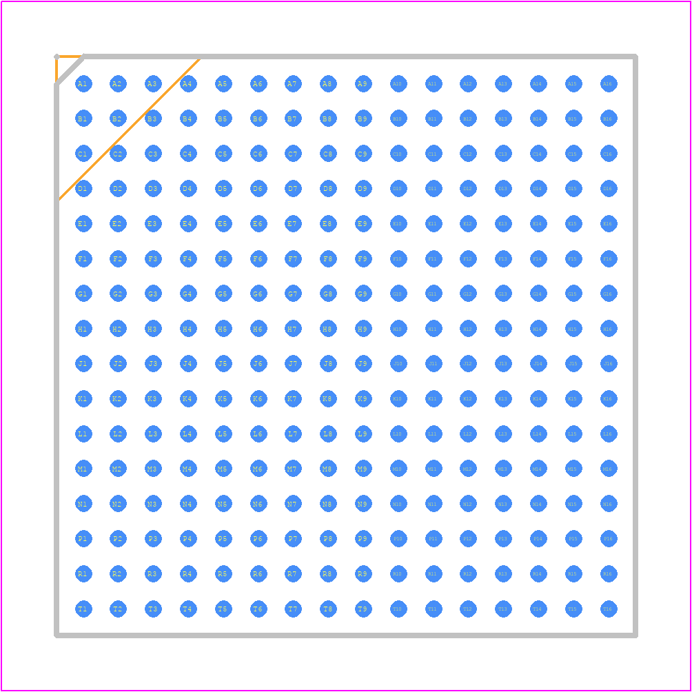 OSD3358-1G-ISM - Octavo Systems PCB footprint - BGA - BGA - 256-BGA Ball Grid Array (BGA).