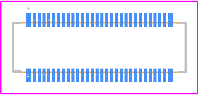 AXK760147G - Panasonic PCB footprint - Other - Other - AXK760147G