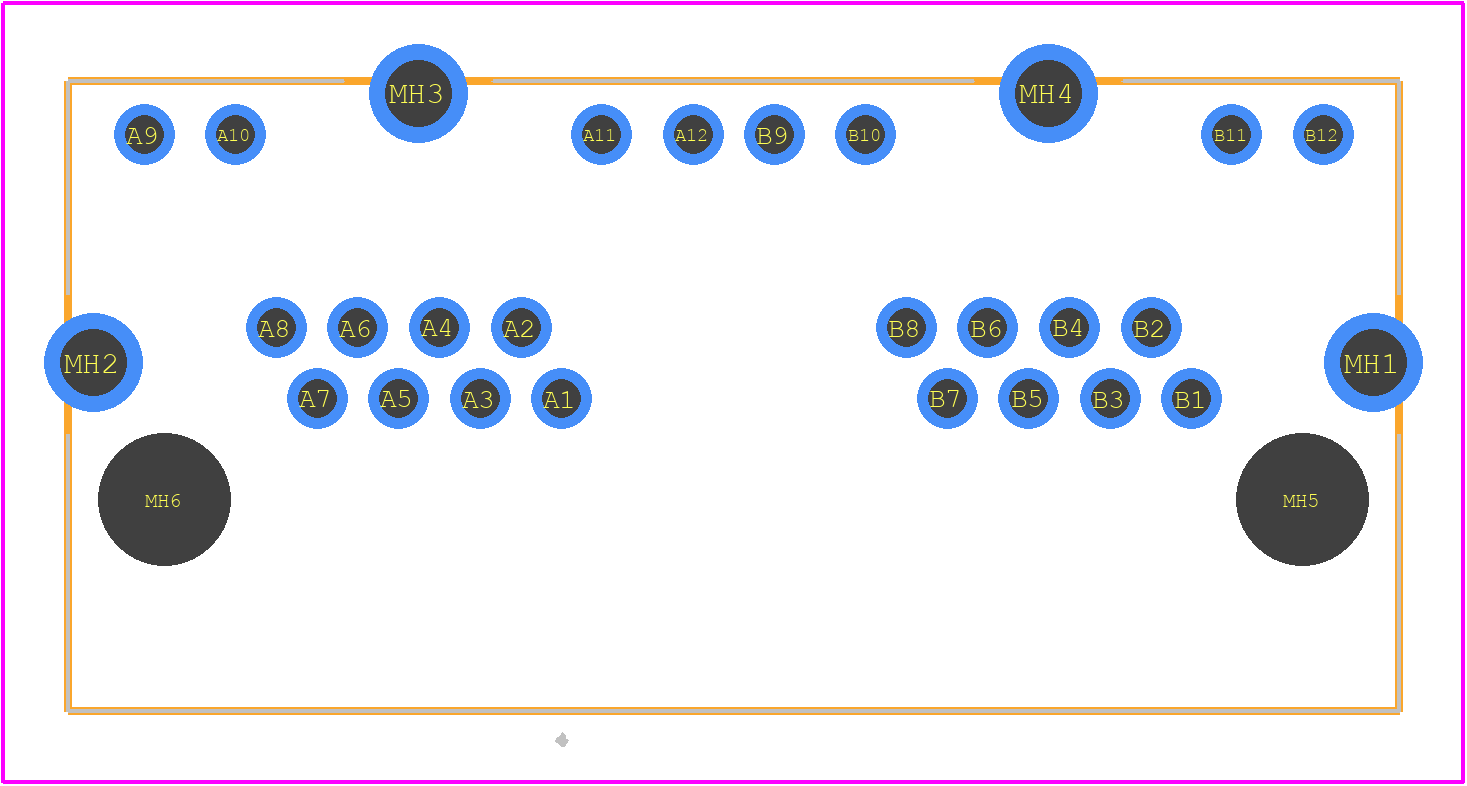 6116353-2 - TE Connectivity PCB footprint - Other - Other - 6116353-2-2