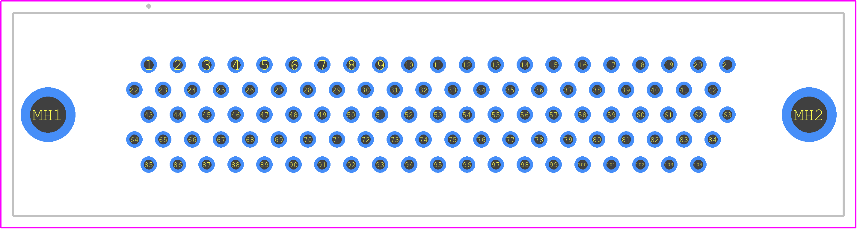 208871-1 - TE Connectivity PCB footprint - Other - Other - 208871-1-2