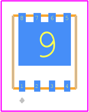 BSC093N04LSG - Infineon PCB footprint - Other - Other - PG-TDSON-8-5_1