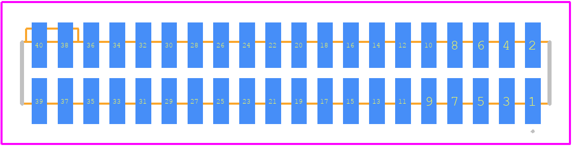SFC-120-T2-F-D - SAMTEC PCB footprint - Other - Other - SFC-120-T2-F-D-3