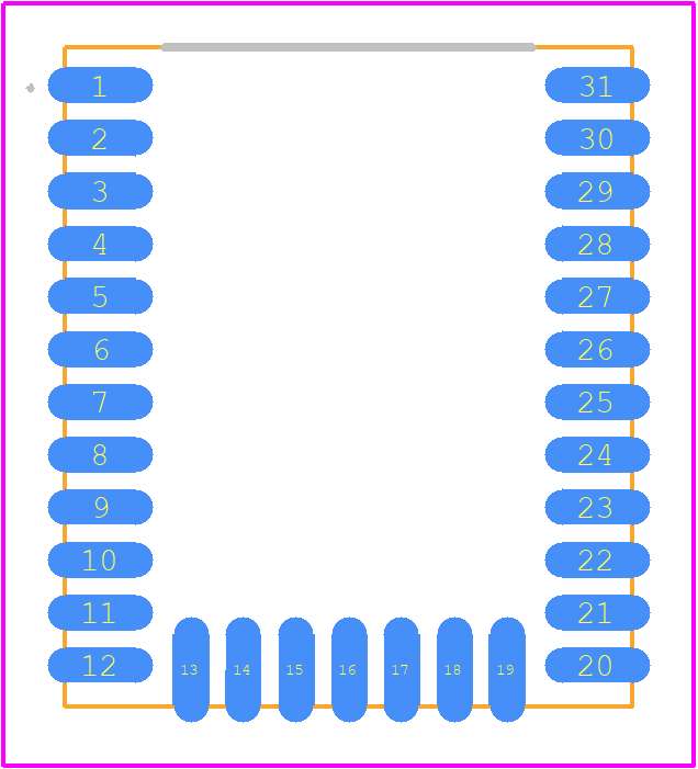 BGM220PC22WGA2R - Silicon Labs PCB footprint - Other - Other - BGM220PC22WGA2R-1