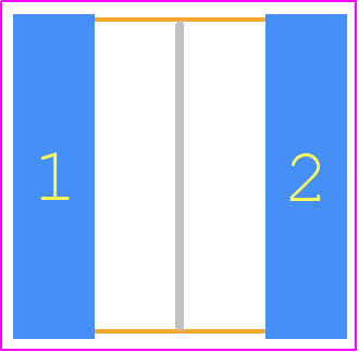 CSSH2728FT25L0 - Stackpole Electronics, Inc. PCB footprint - Resistor Chip - Resistor Chip - CSSH2728