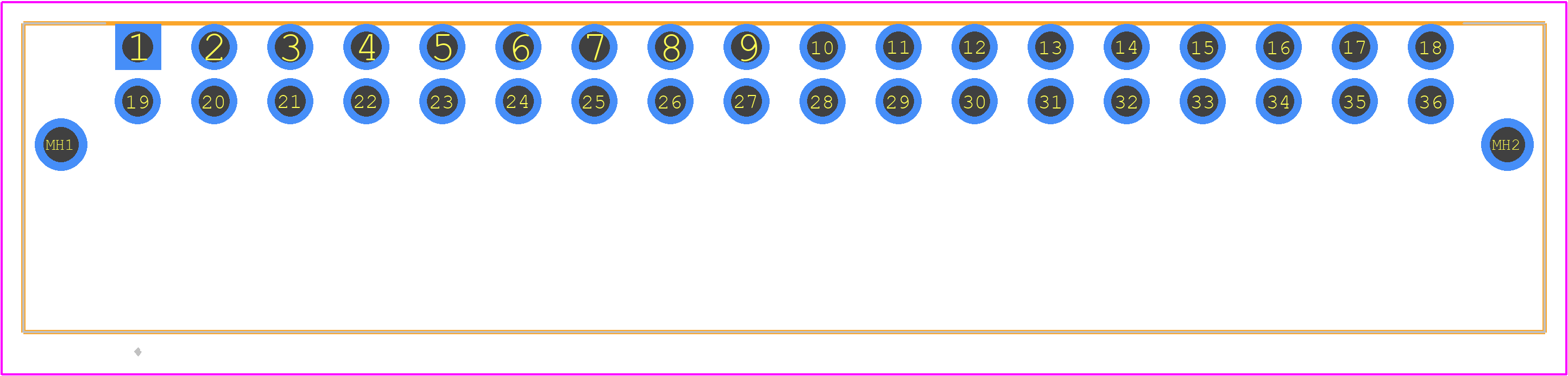 1289620000 - Weidmüller PCB footprint - Other - Other - 1289620000