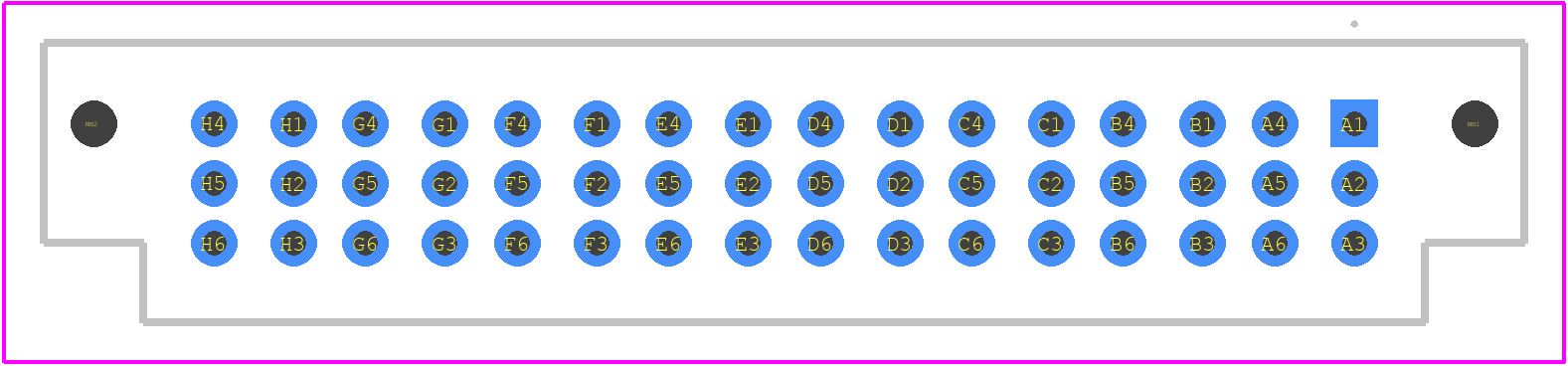 UPS-08-07.0-01-L-V - SAMTEC PCB footprint - Other - Other - UPS-08-07.0-01-L-V-2
