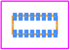 CAY16-203J8LF - Bourns PCB footprint - Other - Other - CAY16-203J8LF-1