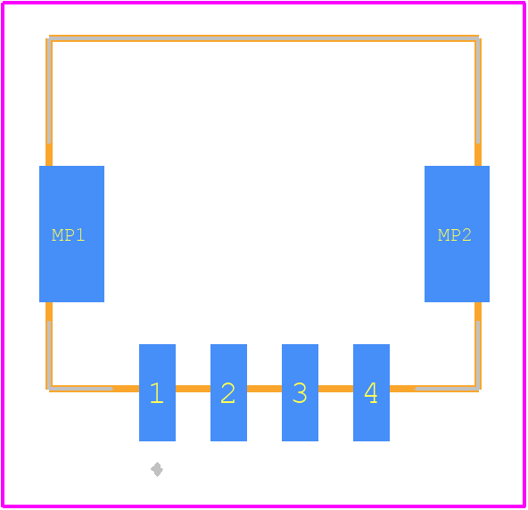 205972-0041 - Molex PCB footprint - Other - Other - 205972-0041-1