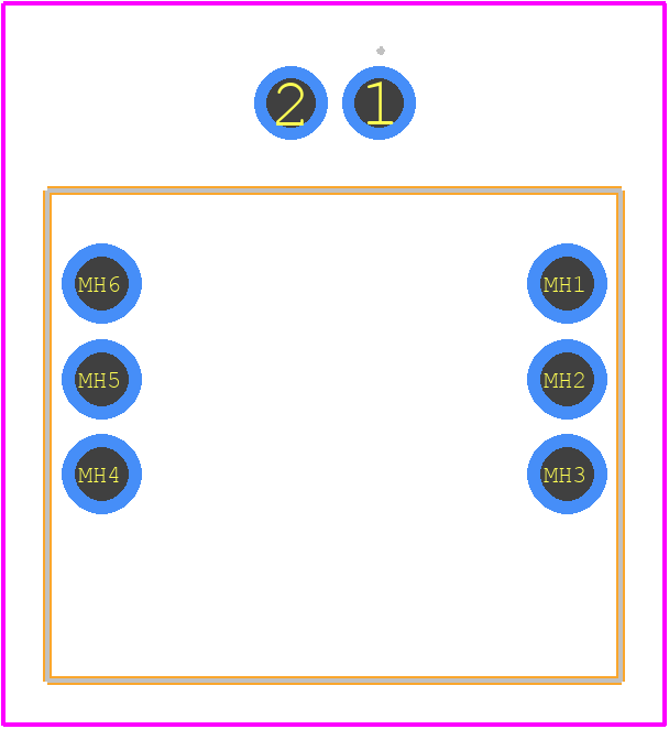 GT8E-2P-DS - Hirose PCB footprint - Other - Other - GT8E-2P-DS-3