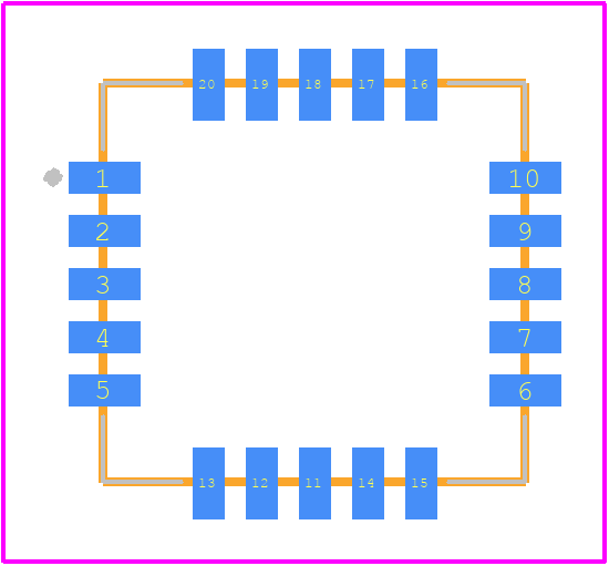 XM1110_1103886 - SIERRA WIRELESS PCB footprint - Other - Other - XM1110_1103886
