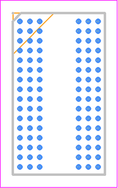 K4B4G1646D-BYK0 - SAMSUNG PCB footprint - BGA - BGA - FBGA Package Dimension (x16)
