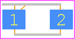 SS16FL-TP - MCC PCB footprint - Small Outline Diode Flat Lead - Small Outline Diode Flat Lead - do-221ac(sma-fl)