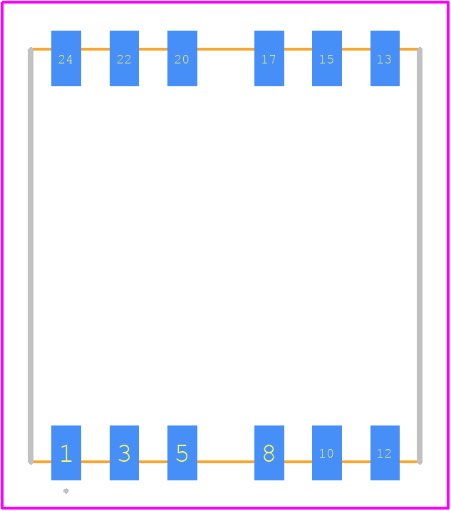 HX1224CNLT - Yageo Group PCB footprint - Other - Other - HX1224CNLT-3