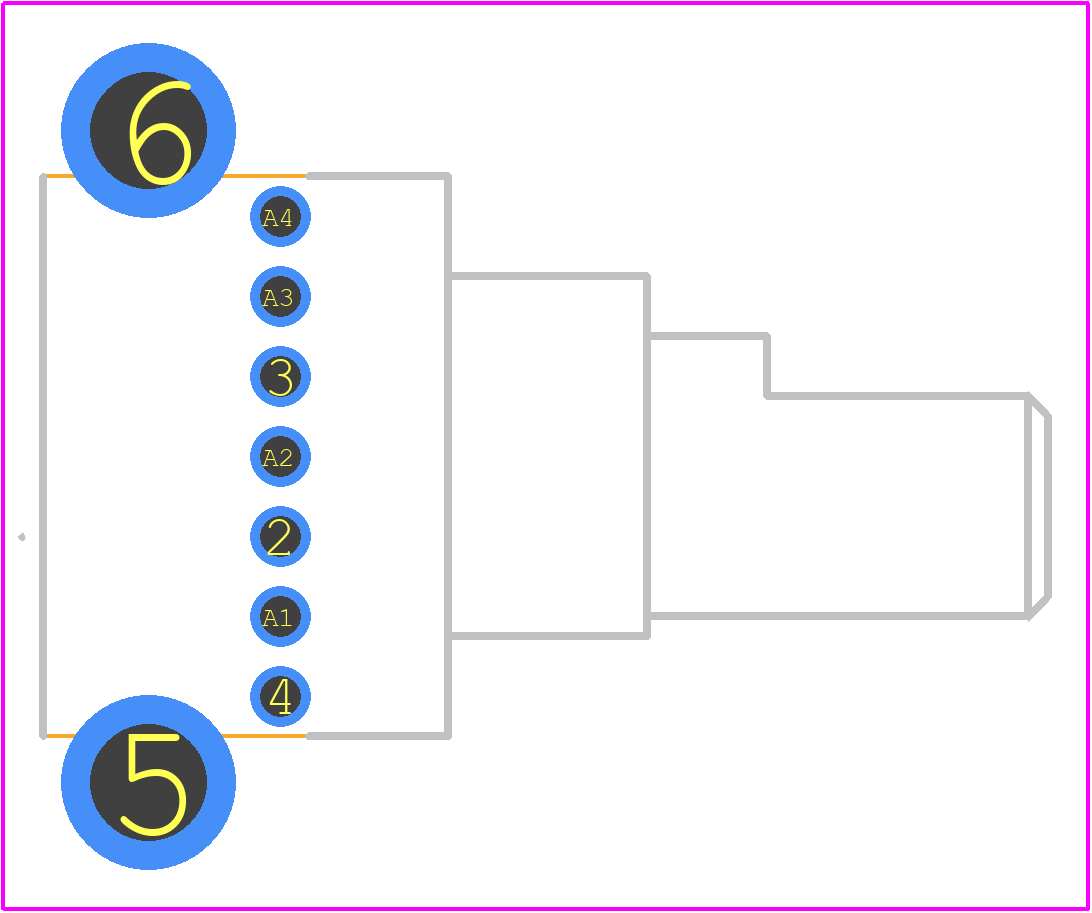 RK14K1220A0F - ALPS Electric PCB footprint - Other - Other - RK14K1220A0F-2