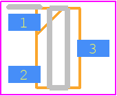 SI7201-B-02-FVR - Silicon Labs PCB footprint - SOT23 (3-Pin) - SOT23 (3-Pin) - SOT23 3-Pin