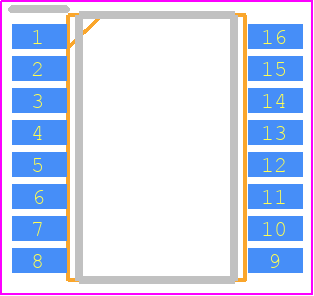 BA6110FS - ROHM Semiconductor PCB footprint - Small Outline Packages - Small Outline Packages - BA6110FS